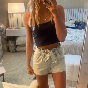 Light Denim Shorts